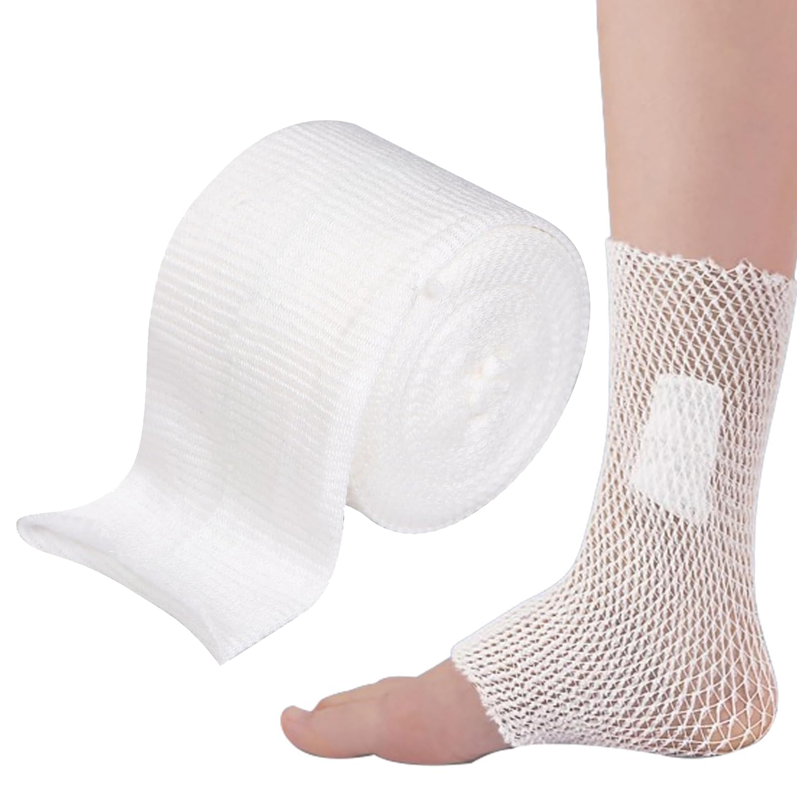 Vendaje tubular elástico, vendaje de red, vendaje de compresión tubular, vendaje tubular, vendaje de malla, vendaje de cola de zinc para la retención del vendaje de heridas