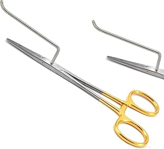 PRECISE CANADA Veterinary Orthopedic Surgic Instruments 16cm Spay Ligation Fixture Clamp Forceps for Vet Use