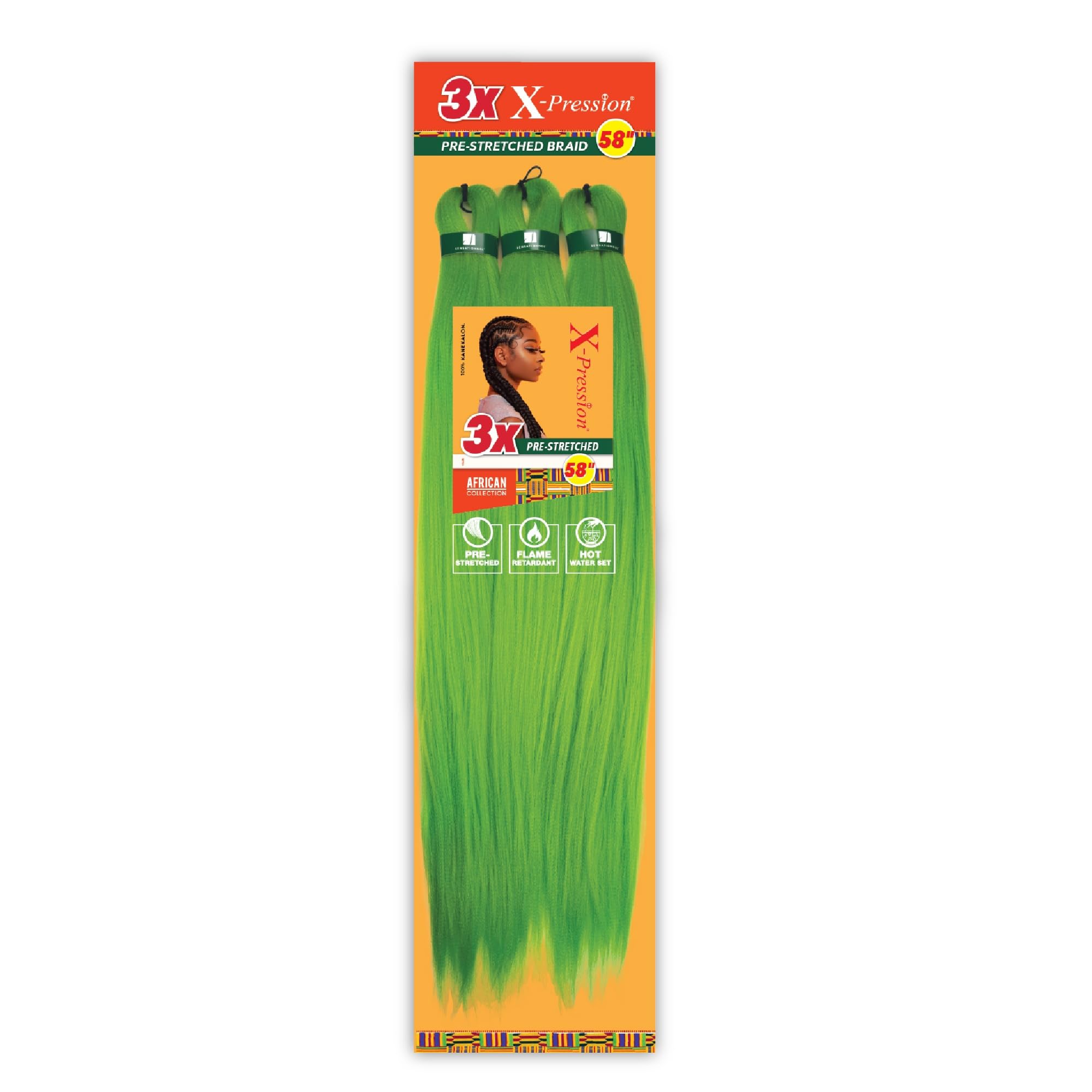 Amazon.com : Sensationnel X-Pression Prestretched Braiding Hair-3X