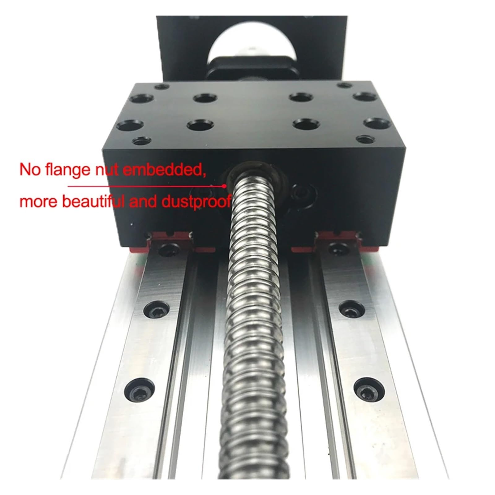 Écrou à billes en métal SXG1204 Course de l'étage coulissant 50-200 mm SFU1204 Vis à billes MGR12 Rail de guidage Table de mouvement for moteur pas à pas Nema23(Effective Stroke 200)