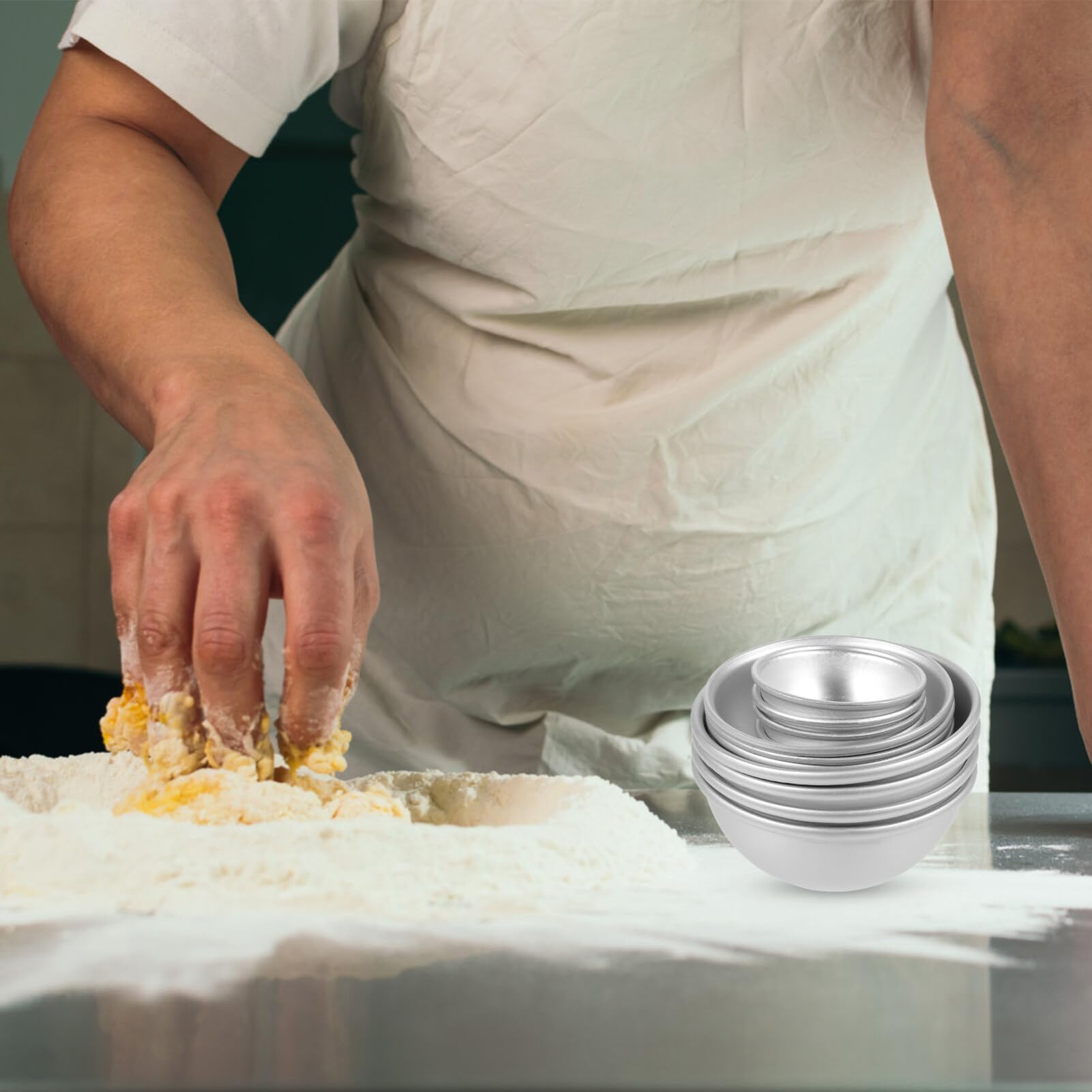 Moule Demi-sphère en Alliage D’aluminium 12 Pièces