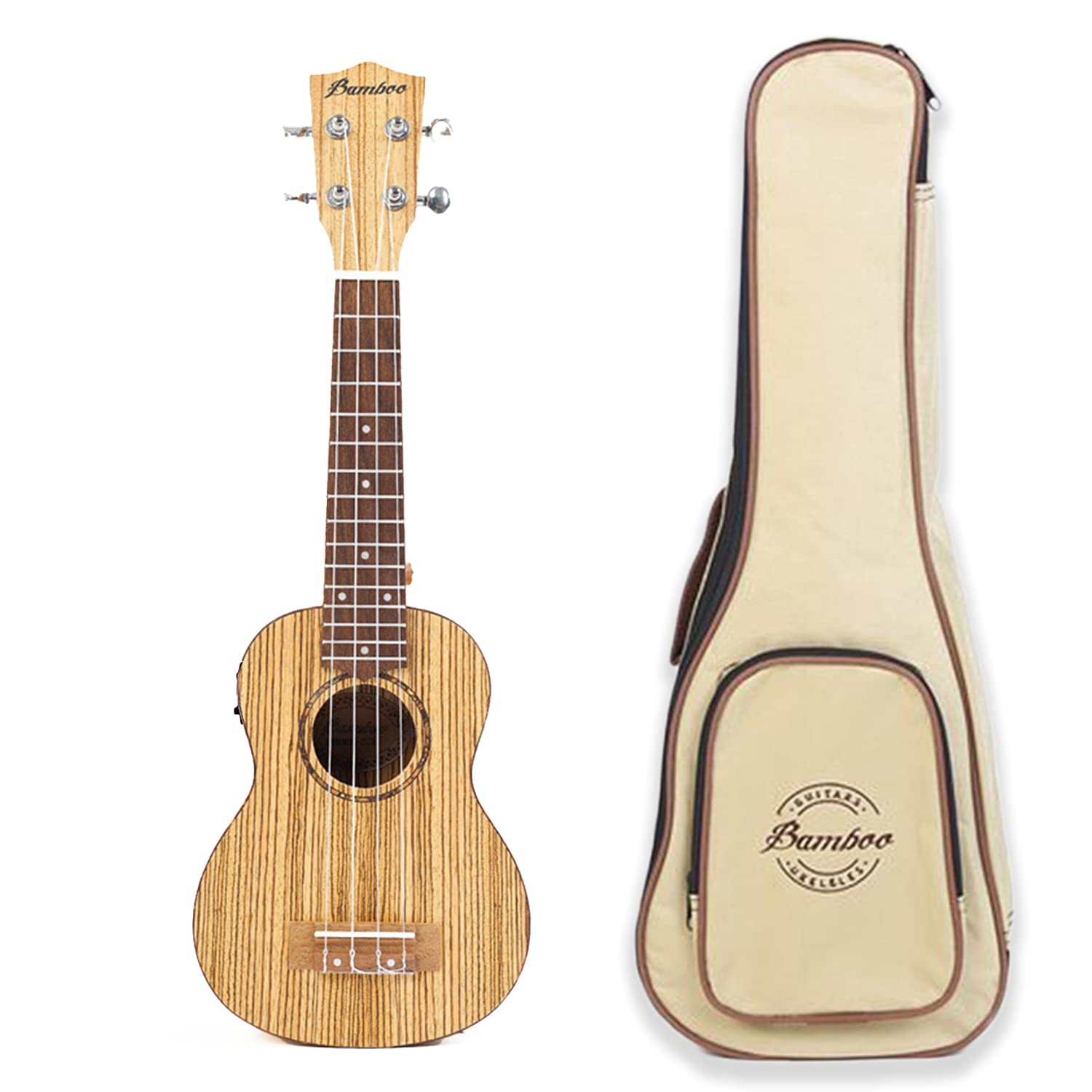 Amazon.co.jp: Bamboo バンブー ウクレレ プリアンプ チューナー搭載 