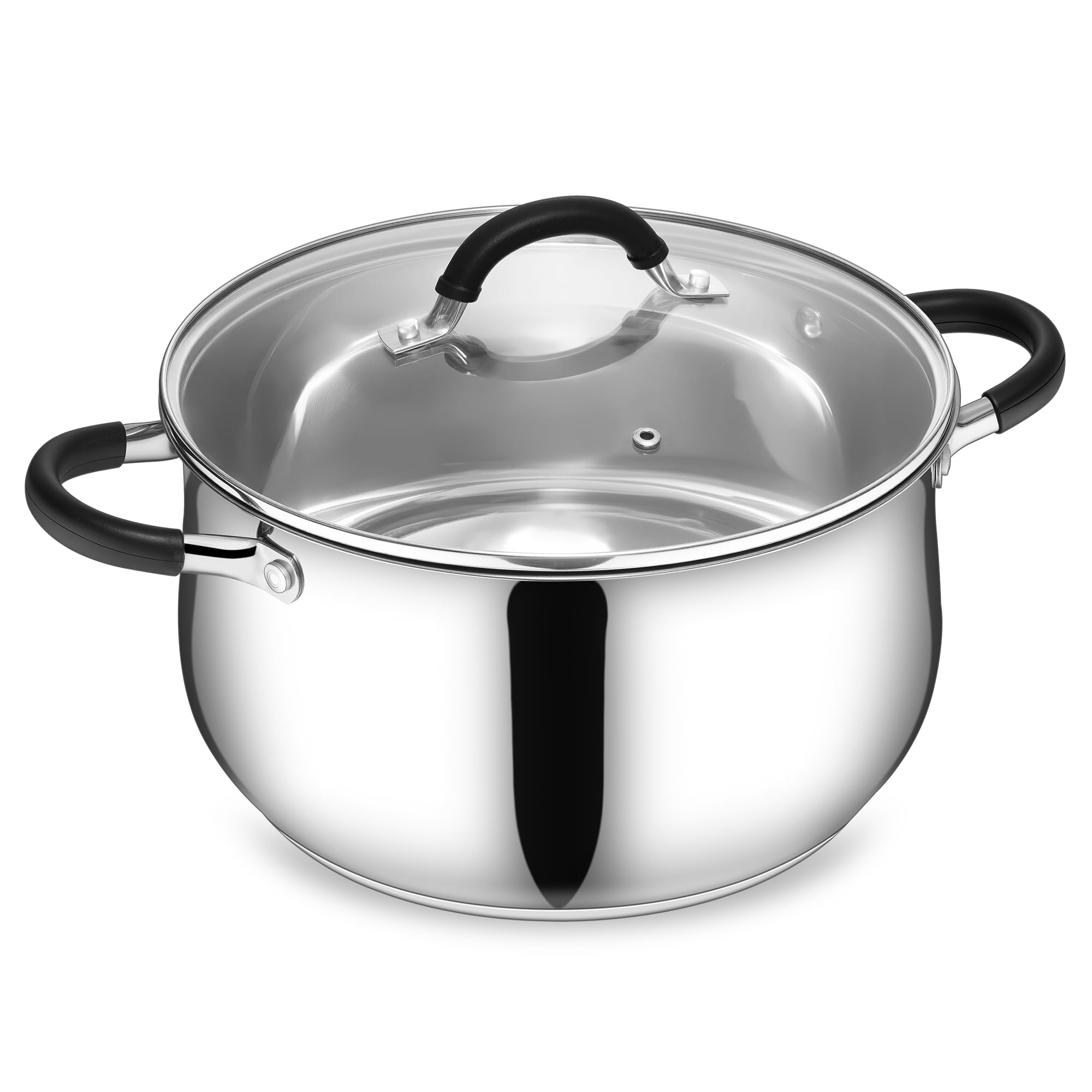 E-far Stainless Steel Stock Pot, 8 Quart