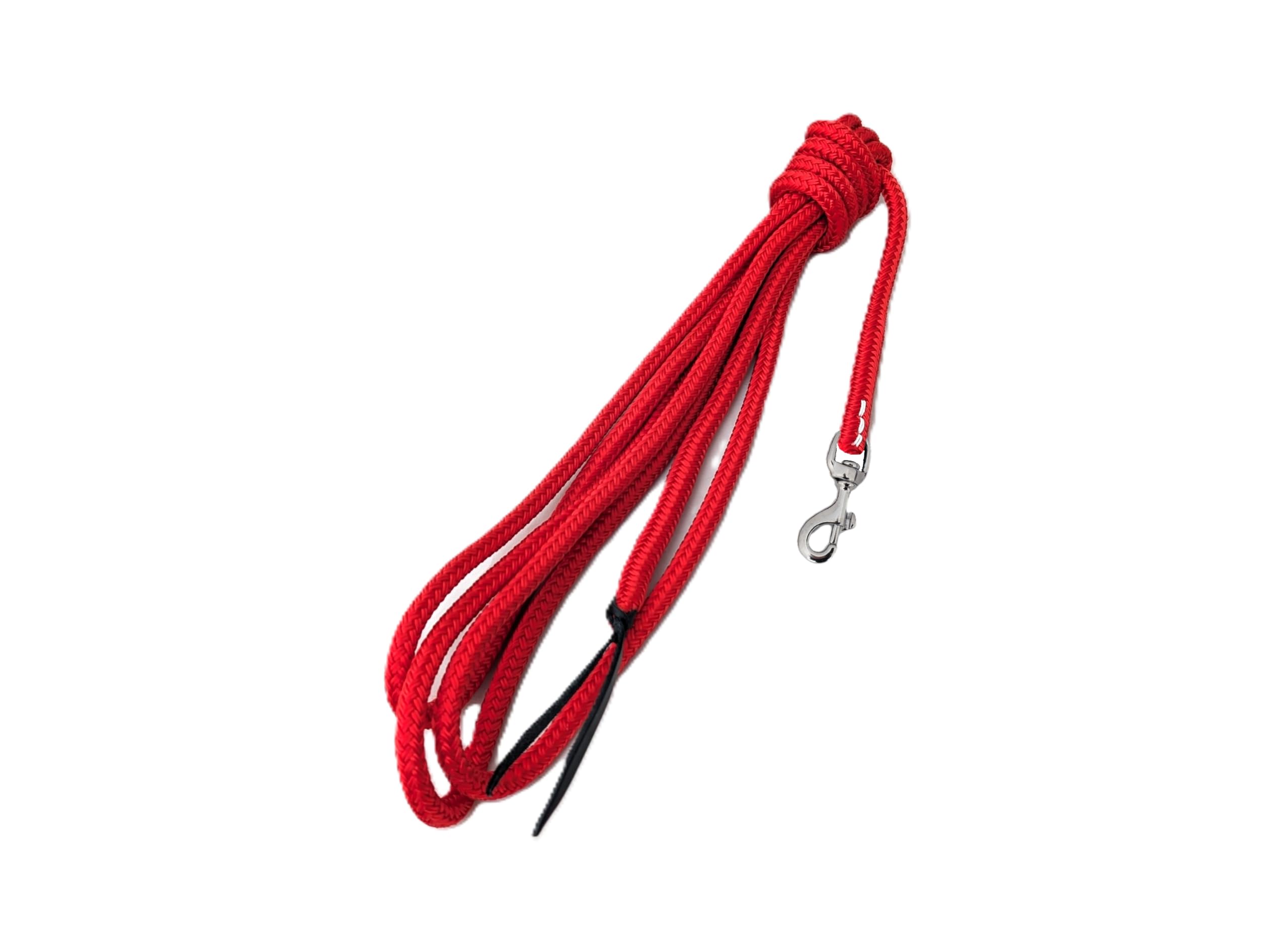 Leichtes feines 4m Führseil 10 mm - Leadrope mit Haken