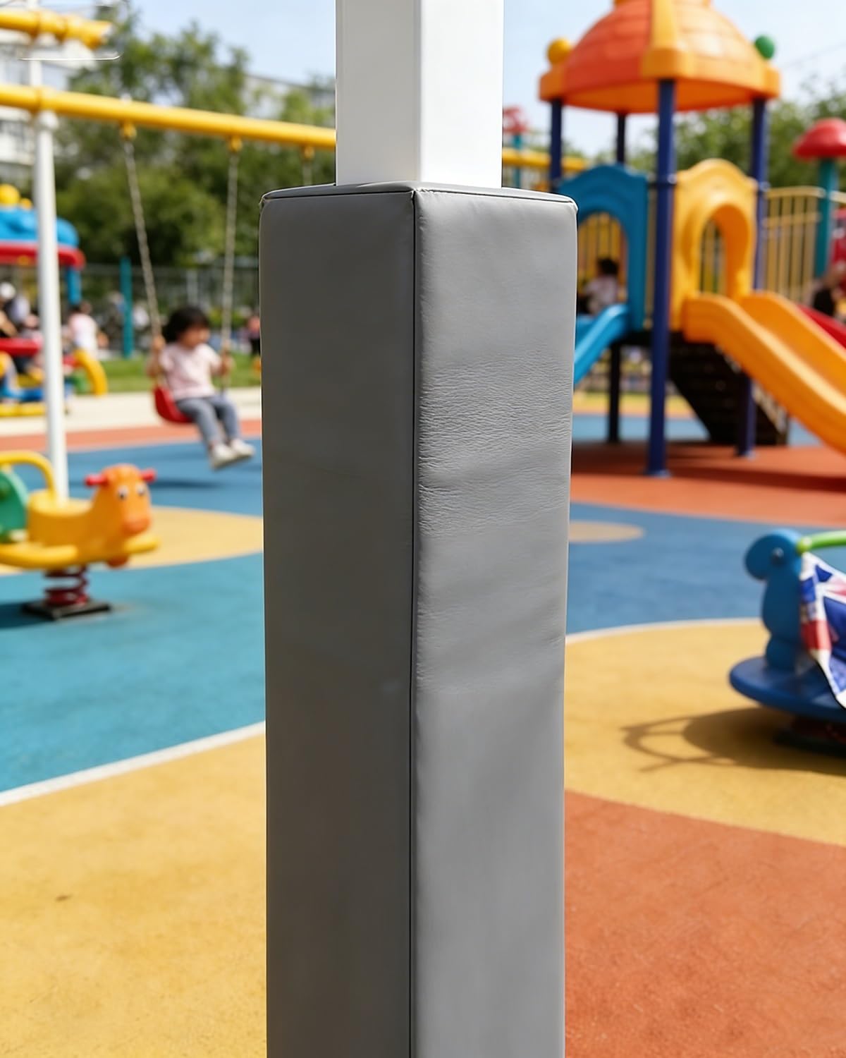 Foam Playground Tube Protector, Crash Pad Replacement for Sports Goals, Kids Play Area Pillar Covers, 3ft Enclosure for Safety and Protection