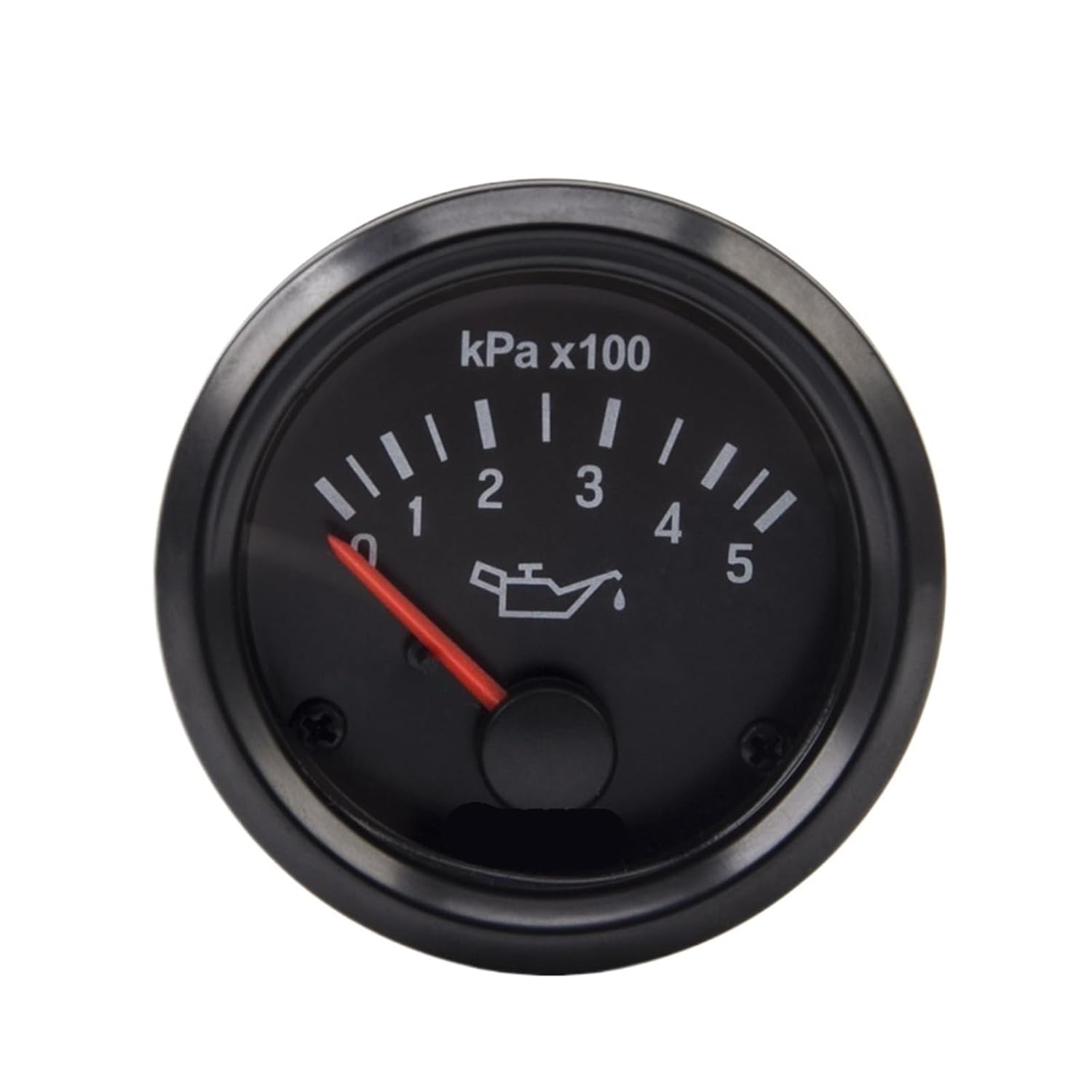 52MM 0-5Bar 0-10Bar Oil Pressure Gauge Diesel Engine Oil Pressure Meter for Generator Parts 0-500kPa 10-184Ω(0-5 bar,12V)
