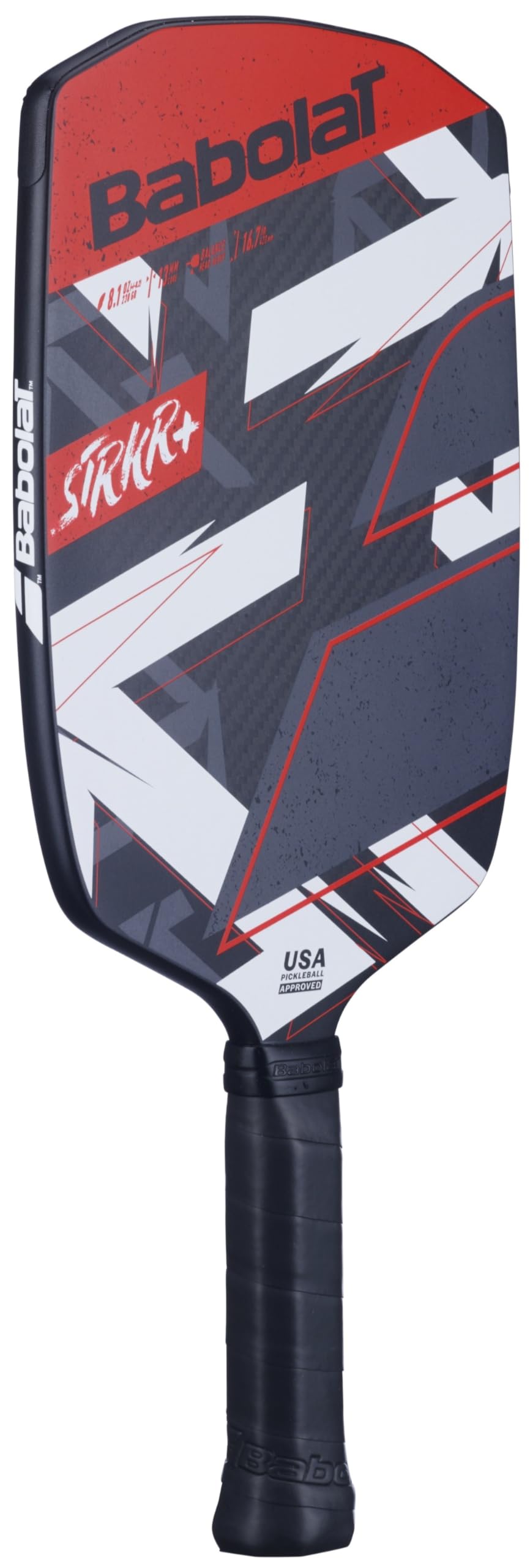 Amazon | Babolat STRKR + ピックルボールパドル(ブラック/レッド