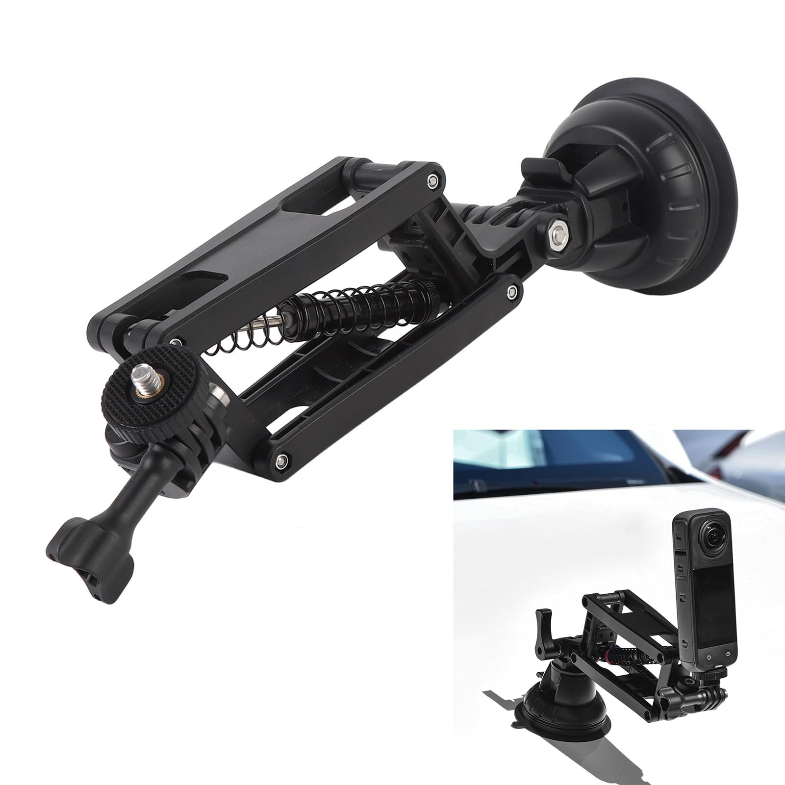 Topiky Stabilisateur de Caméra à Ventouse pour Voiture, pour 3, X3, X4, Caméras d'action pour Vloggers