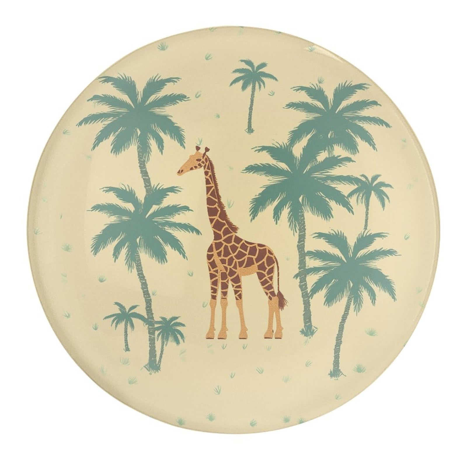Fekiloot Style Giraffe Palm Tree Refrigerator Magnet Fridge Magnet2 Pcs