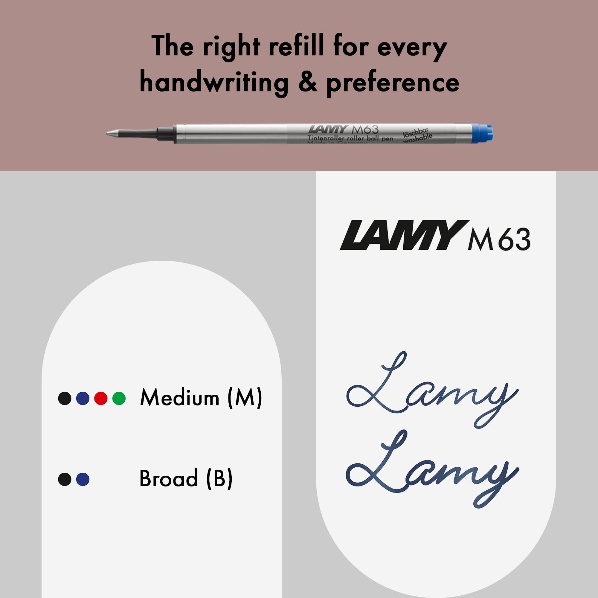 Lamy studio royalred, rollerball pen in elegant metal barrel - Image 4