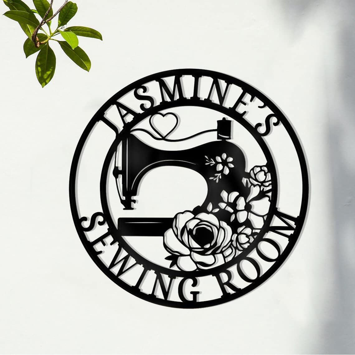 Custom Name Sign Sewing Room Sign, Personalized Metal Family Name Sign, Mom's Sewing Sign, Quilting Sign, Gift for Her, Gift for Grandma Mother 's Day Gifts