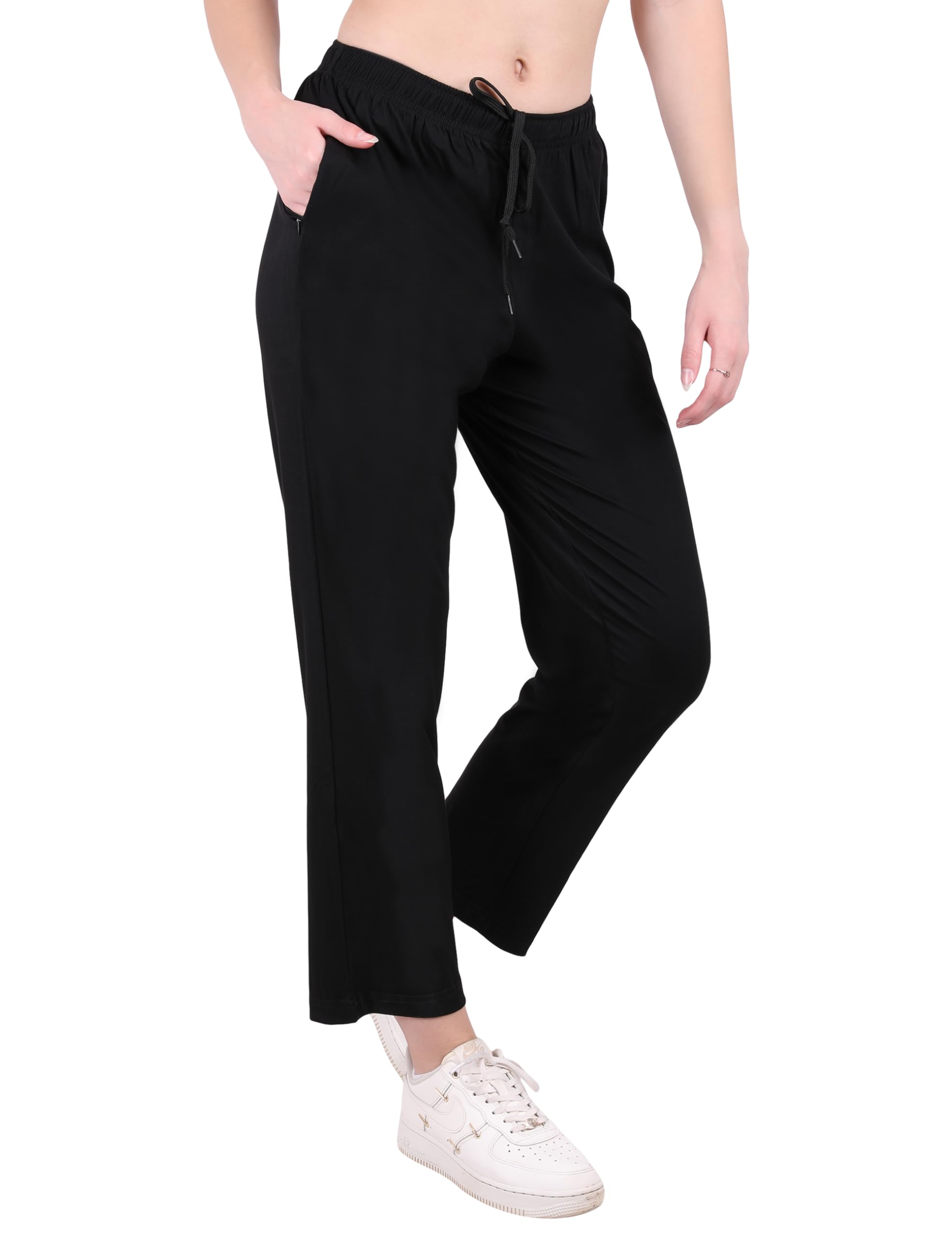 Women’s Comfy Pajama with Elastic Waistband, Adjustable Drawstring, and Hidden Right Pocket with Secure Chain for Everyday Relaxed Wear-picture-15