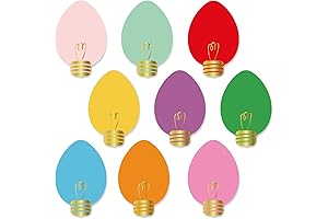 Whaline 45Pcs Christmas Paper Cutouts: Festive Decorations for a Merry Season