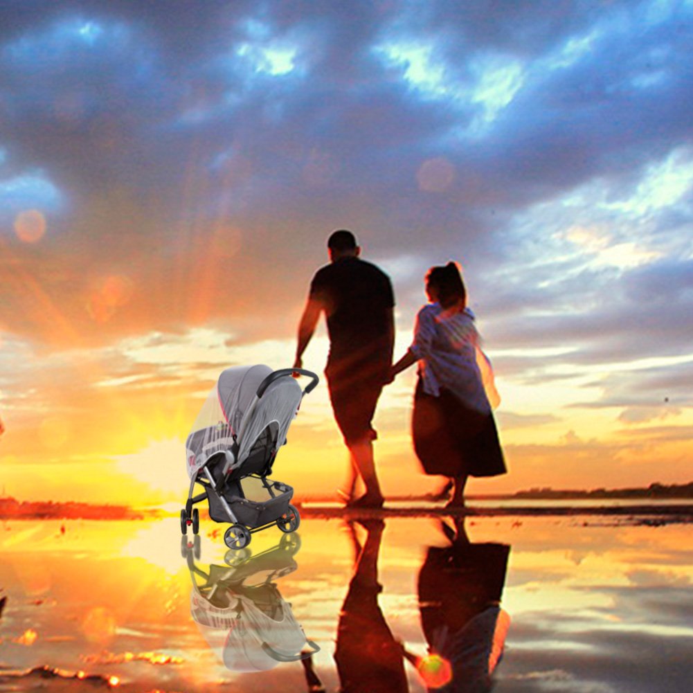 Lovely Baby Stroller Pushchair Netting,Toddler Net for Stroller Safe Mesh Pram Protector