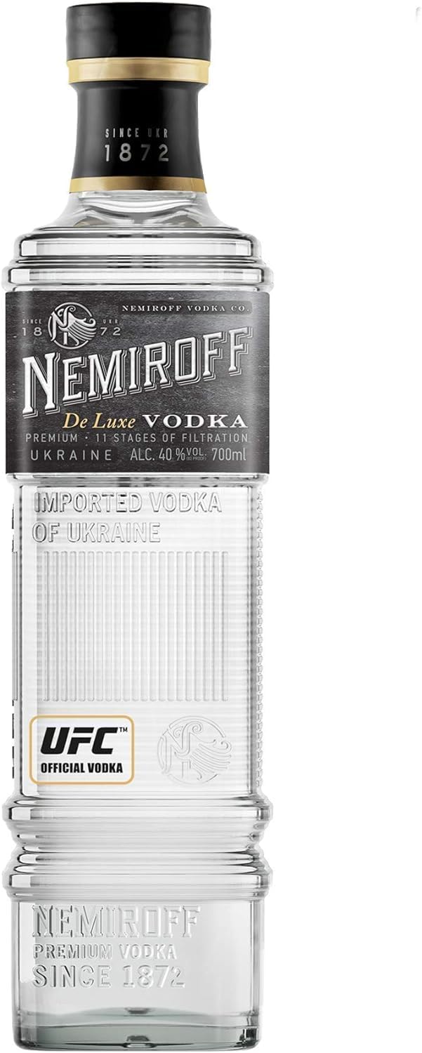 Nemiroff Vodka Collection | 70cl | Flavoured Vodka | Made from Natural Ingredients and Premium-Class Grain Alcohol (De Luxe Vodka)