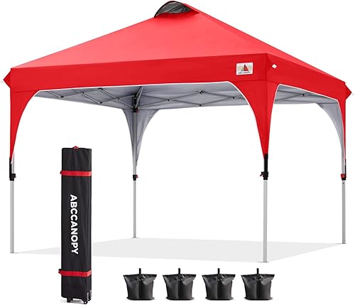 Miniatura 17 de ABCCANOPY - Toldo desplegable de 10 x 10 pulgadas, para exteriores, portátil, ideal para la playa; toldo con bolsa de transporte con ruedas, 4 sacos