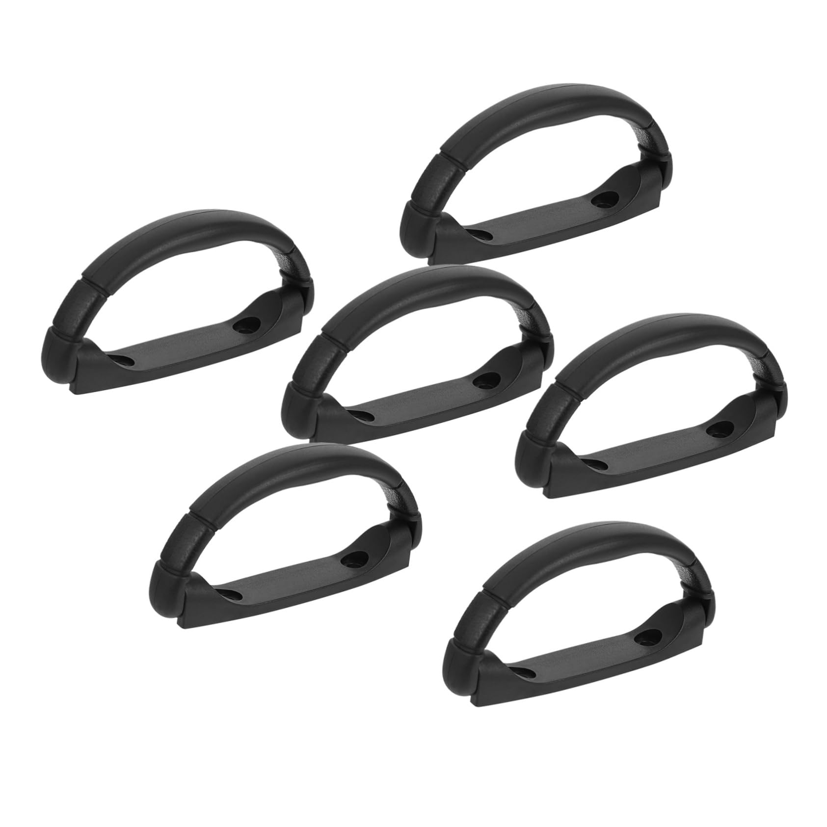 LALAFINA 6pcs Subwoofer Handles Sturdy Black Speaker Cabinet Grasp Holders for Indoor and Outdoor Use Design for Enhanced Portability
