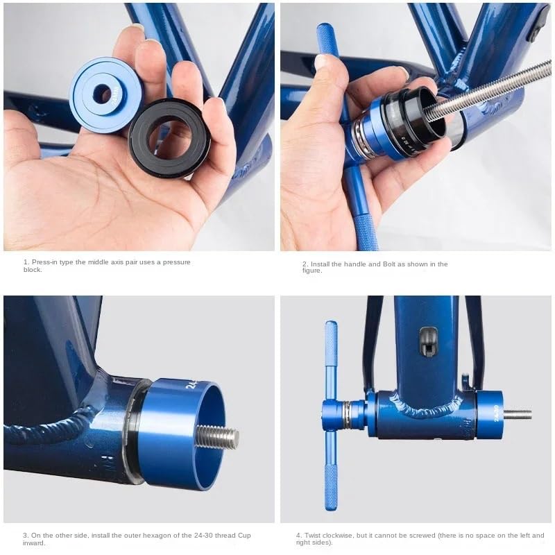 Kit de herramientas extracción rodamientos bicicleta, Instalación rápida, removedor tensor extractor cadena(Professional Edition)