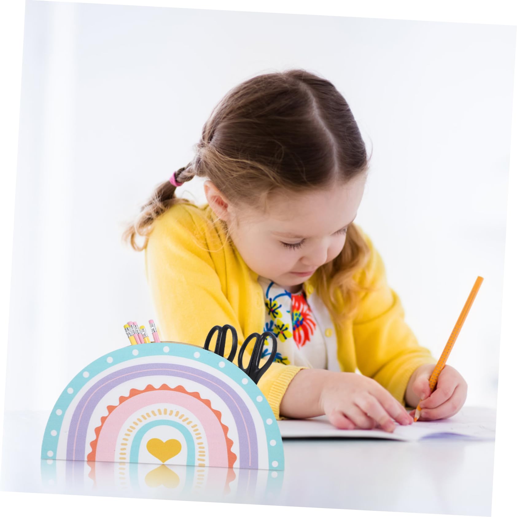 SHINEOFI 3stücke Rainbow Pen Holder Dekorativer Stifteköcher Für Schreibtisch Bunter Organizer Für Schüler Und Lehrer Stilvolle Tischdekoration Mit Umweltfreundlichem Material