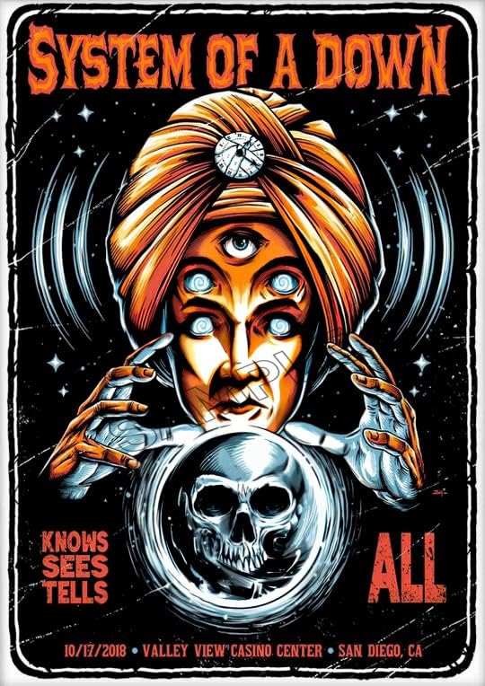 Poster Vintage Rock Band Heavy Metal Wall Art Picture A4