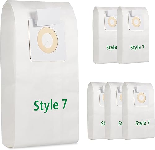 Paquete de 6 bolsas de vacío estilo 7 compatibles con aspiradoras verticales Bissell PowerForce 1739 3522 3525 71Y7, PowerGlide 3545, Plus 3350 3550