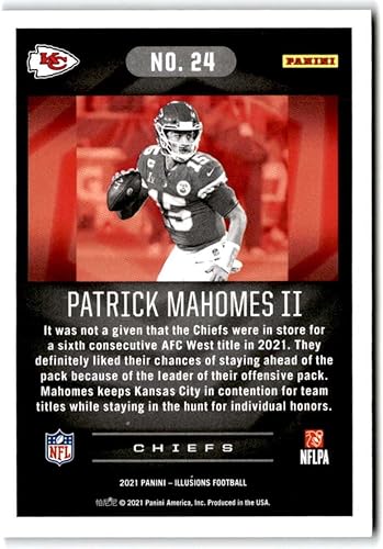 Miniatura 2 de 2021 Panini Illusions #24 PATRICK MAHOMES II Kansas City Chiefs