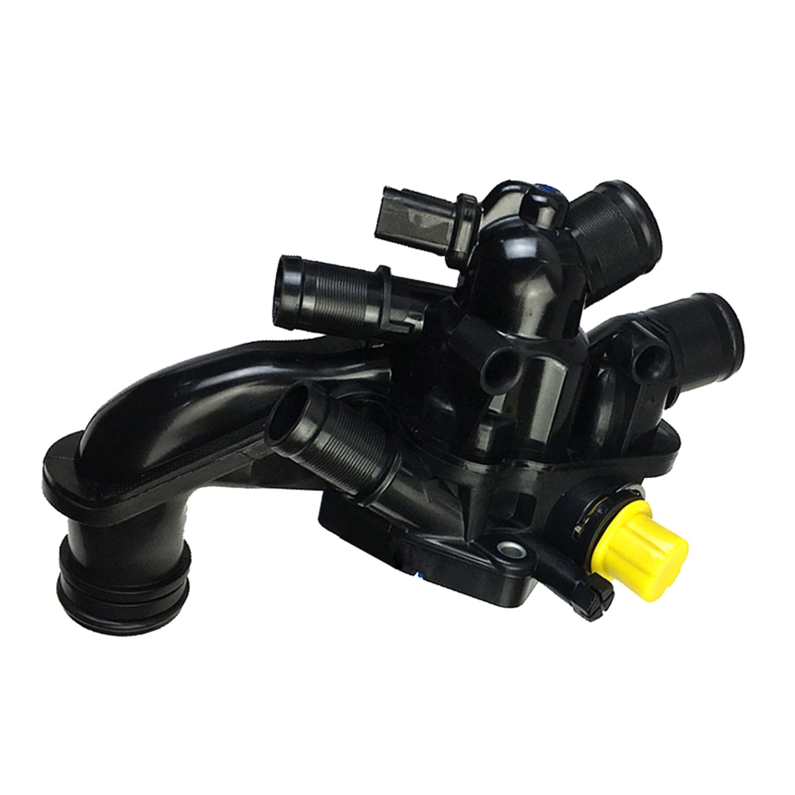 Termostato motore con flangia acqua compatibile con Peugeot 207/208/308/508/2008/3008 1.4/1.6 / Citroen C4 / Mini R55/R56 1336Z6 11537534521 | Thermostat