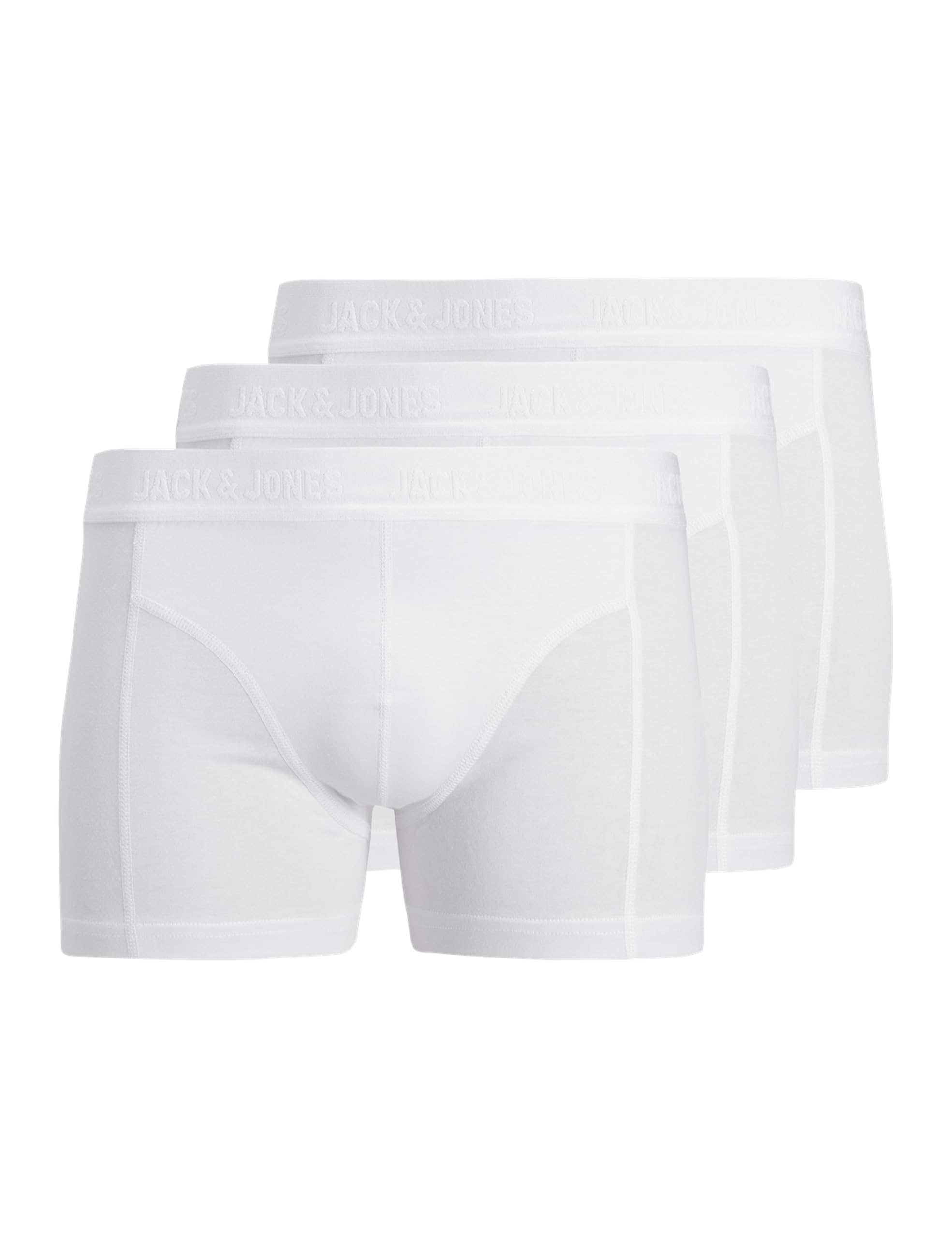 Jack & Jones Blanc Boxer Shorts (X3)