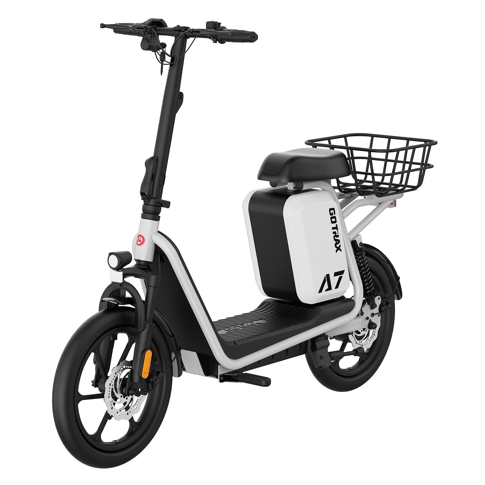 Gotrax Adult Electric Scooter with Seat Max 19-25miles Range 15 5-20mph Power by 350W-500W Motor All-Terrain Tire Wider