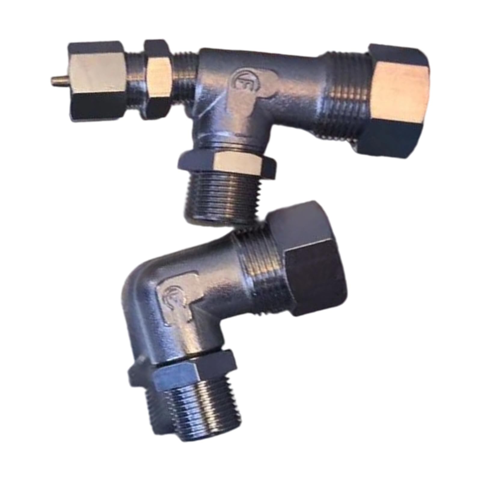 Boiler Water Levels Gauge Glass Tube Assembly Boiler Gauge Glass Adapter Copper 3 / 8inch Water Fitting Enduring Copper Tube Connector