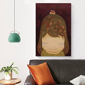 奈良美智 インテリア 現代アート 複製画 印刷 額 C Amazon.co.jp: 奈良美智 ポスター アートパネル アートポスター