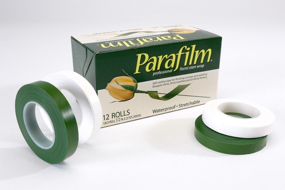 Parafilm Waterproof Buttonhole Stem Tape (Green, 2 Rolls)
