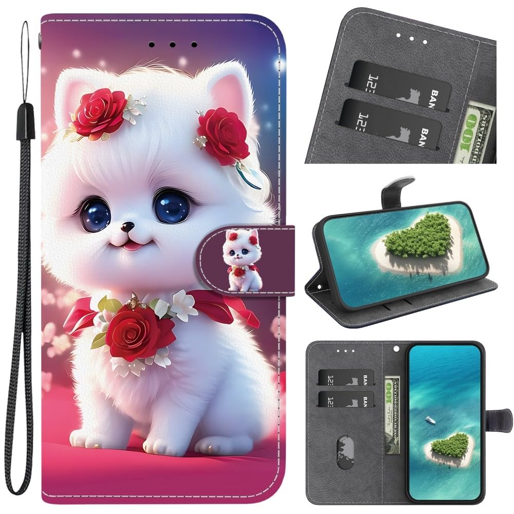 Étui Moto G24 4G évitez les rayures d'écran grâce au rabat portefeuille cuir - 4