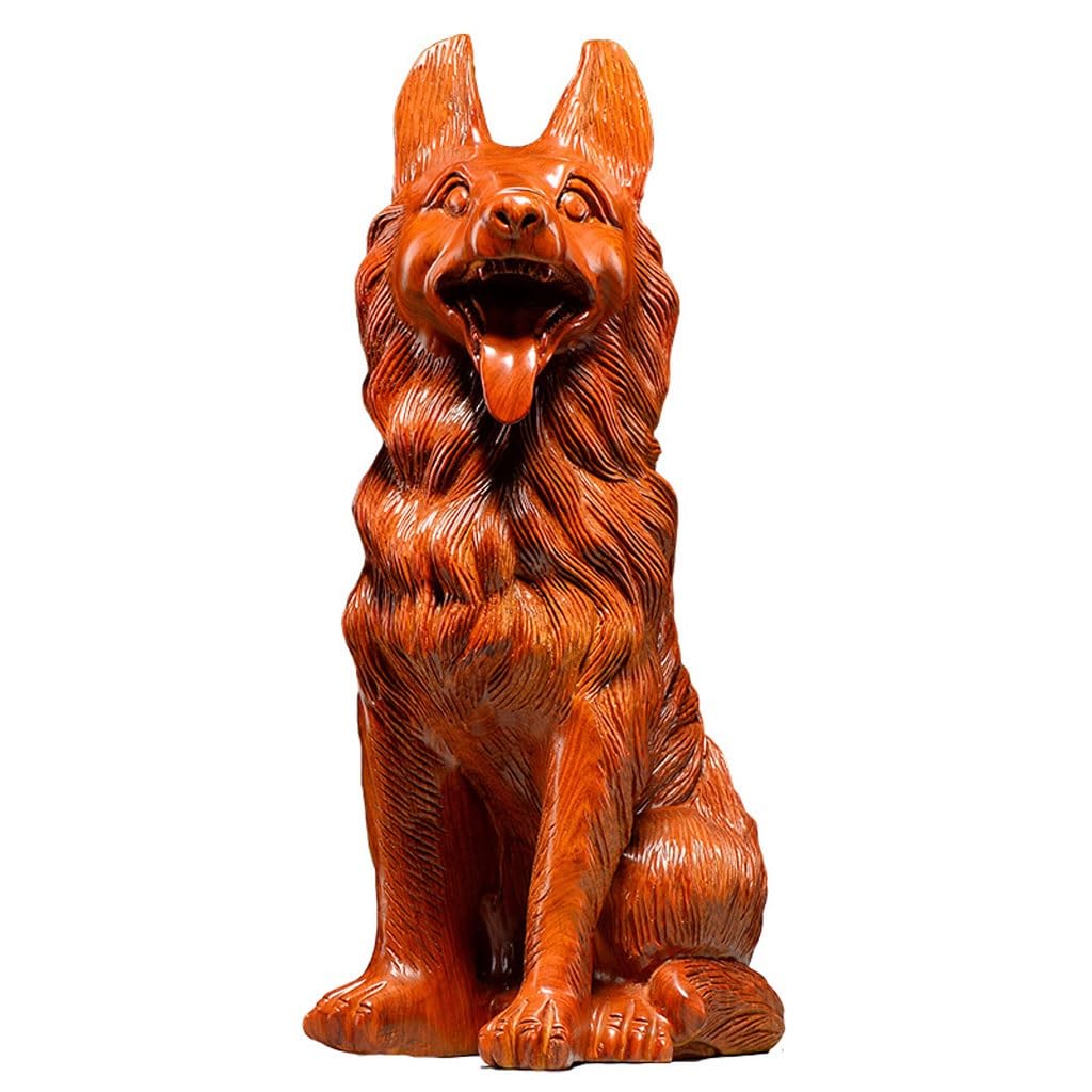 Sculpture en bois de chien pour rompre la monotonie de votre deco