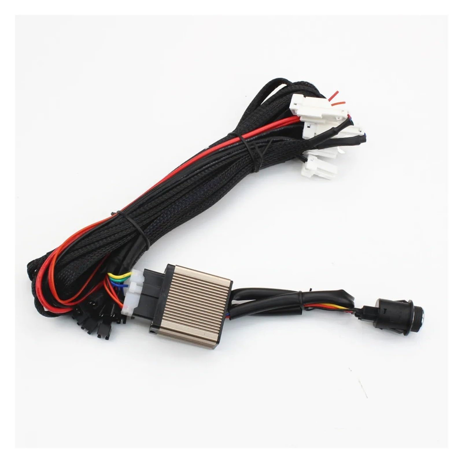 Almohadilla calefactora universal for asiento de coche 12 V con 5 ventiladores Asientos calefactables integrados kit interruptor giratorio 6 niveles