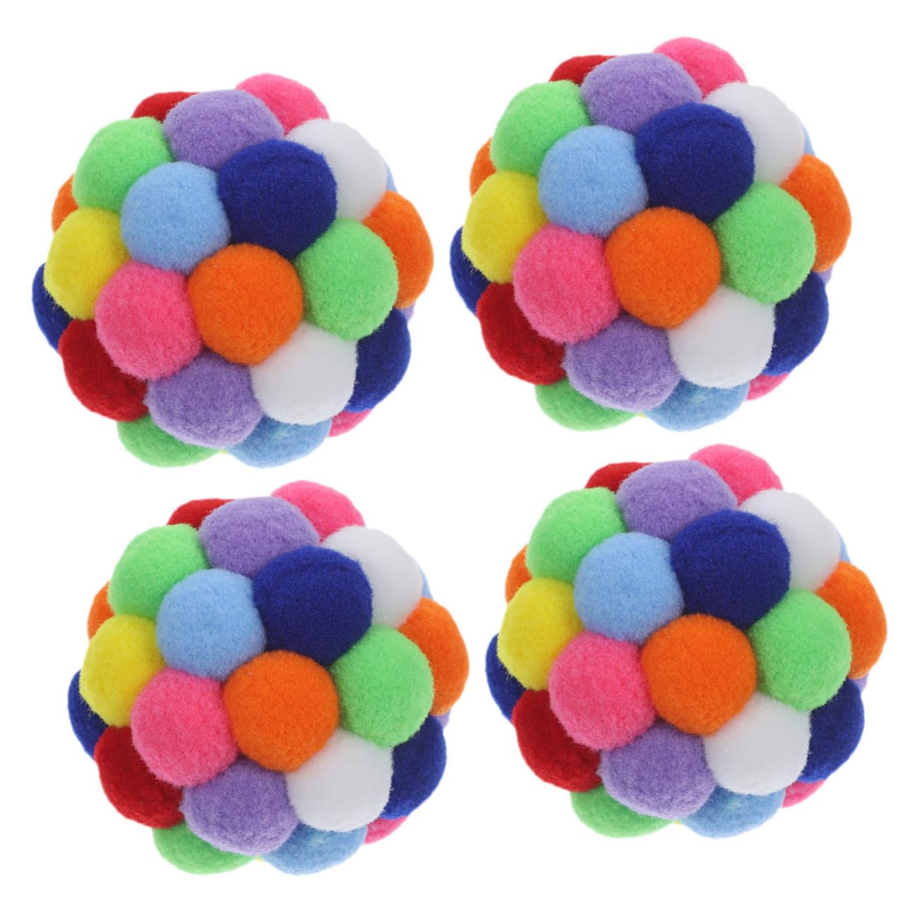 Kisangel 20piezas Bolas Interactivas para Gatos Juguetes De Entrenamiento para Kittens De Cascabeles Estimulantes y Divertidos para Mascotas Casa