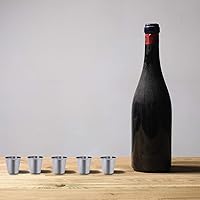 Vista 7 de Ruisita Vasos de chupito de acero inoxidable 12 vasos de chupito de acero inoxidable (1 onza/1.0 fl oz)