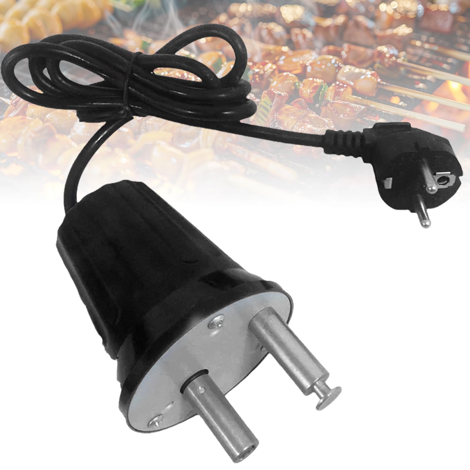 Motore elettrico per barbecue, motore in ABS, DC 220 V-240 V, per esterni, accessorio per barbecue, rotatore, per barbecue in cipriota FD801B