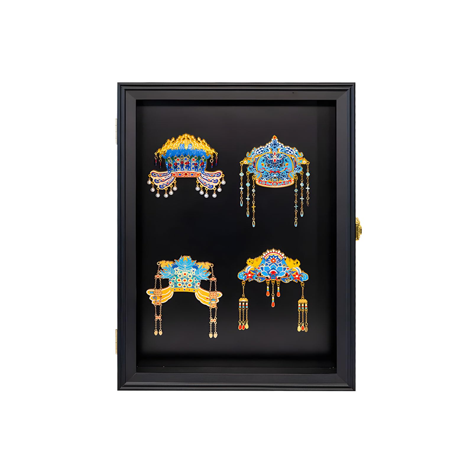 Elnwnnkc Stylish Acrylic Protected Achievement Display Frame for Collectible Badges and Certificates Space Saving Ribbon Display Solution