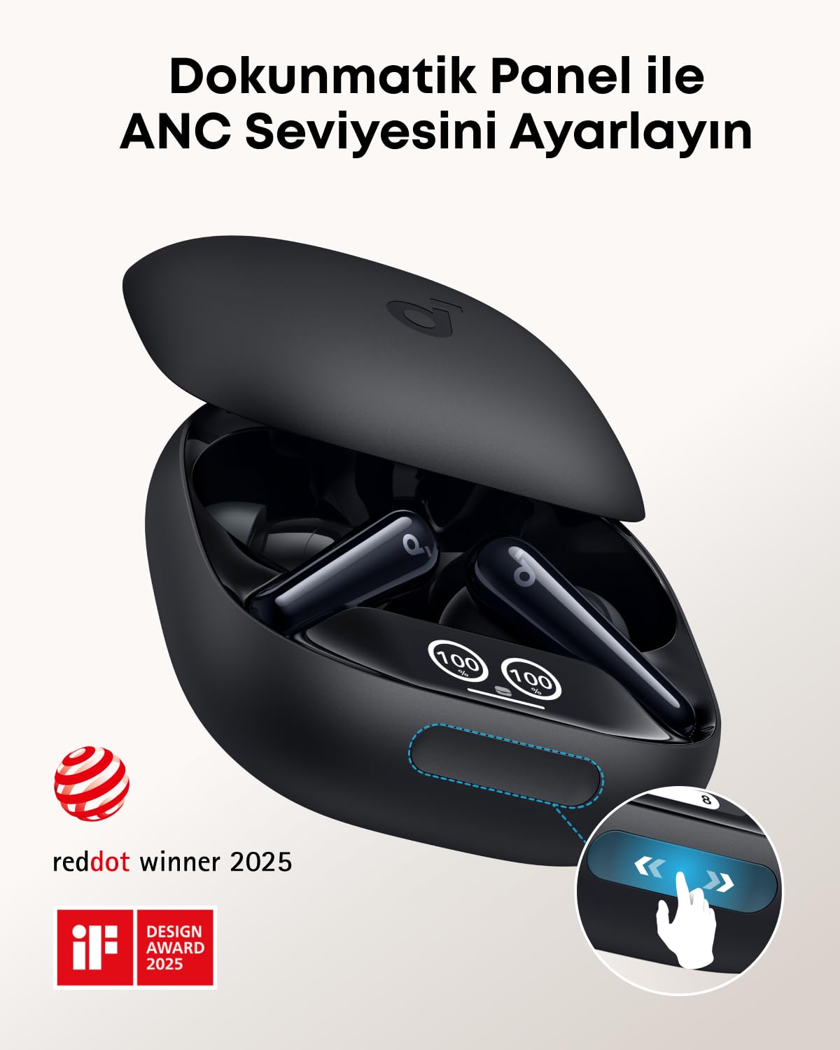 Soundcore Liberty 4 Pro Kulak İçi Bluetooth Kulaklık, Gürültü