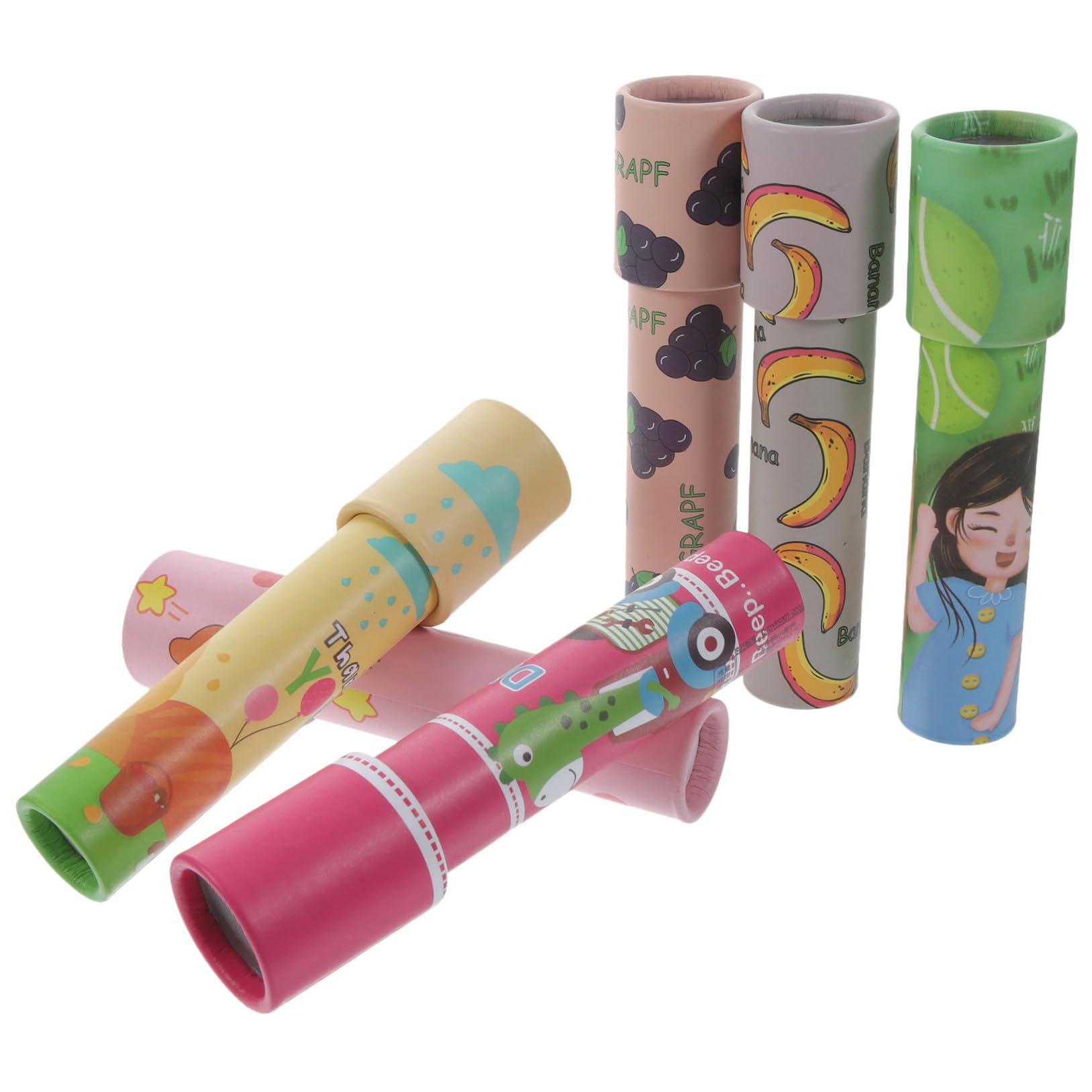 Levemolo Caleidoscopio de Papel 30 Piezas Juguete Educativo para Niños