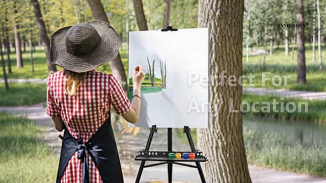 ARTSEWPLY Tischstaffelei Aus Metall - Verstellbarer Malständer