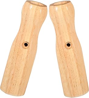 2Pcs Wooden Foosball Table Handles Ergonomic for Table Soccer Replacement Easy Assembly Indoor Game Accessories Enhance Family Entertainment