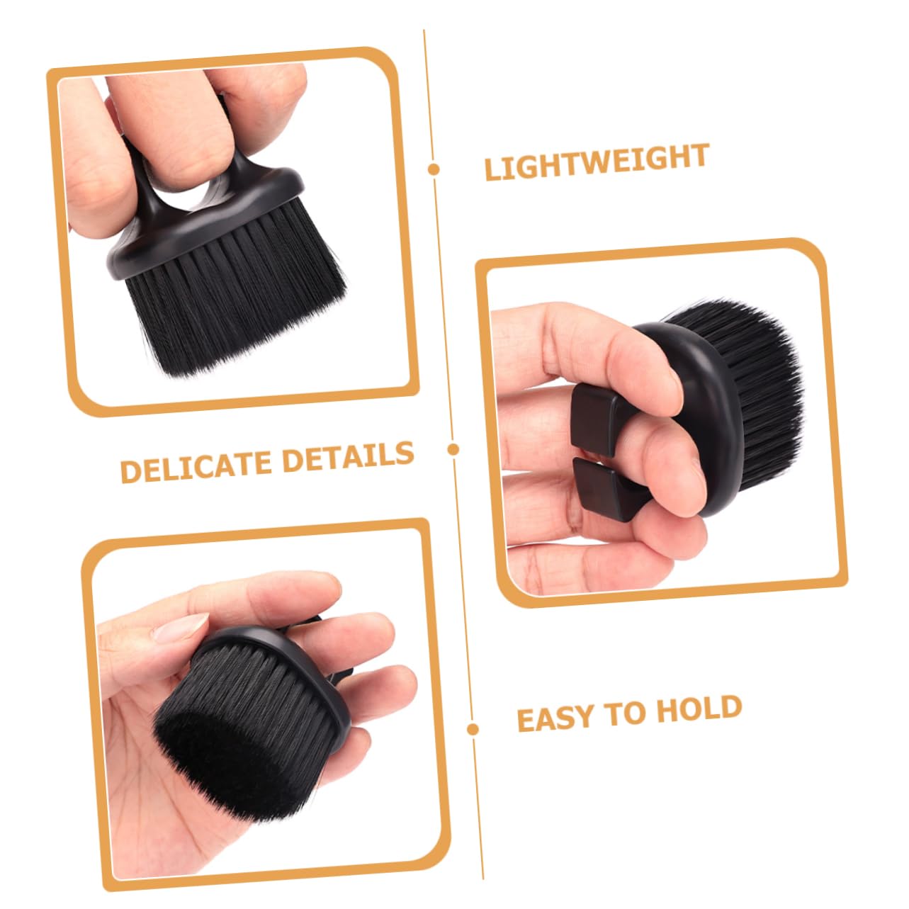 Beavorty 10 Pièces Brosse À Cheveux À Anneau Cassé Brosse À Moustache Jointure Duster s De Barbier À Barbe De Toilettage À Poils À Barbe Pour Hommes De