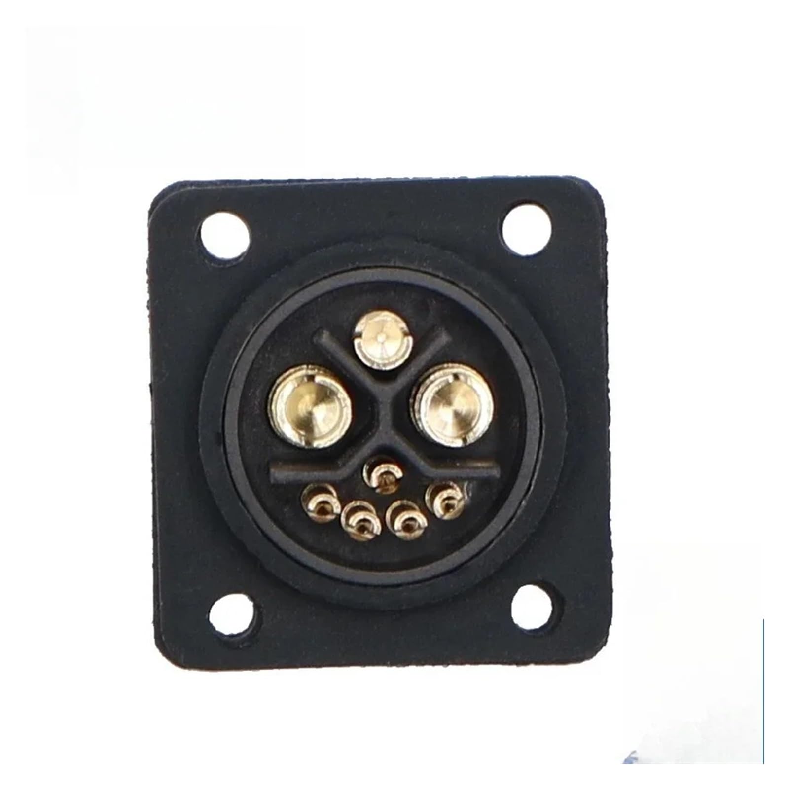 Conector M25 IP68, enchufe de carga impermeable con bloqueo automático, enchufe de aviación 50A 2 + 1 + 5, adaptador de corriente de almacenamiento de energía(Set)