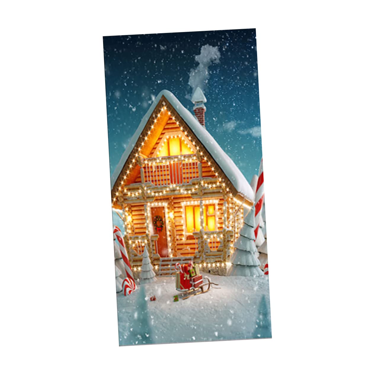 Sticker mural de Noël réutilisable DOITOOL pour vitre et décoration de fête