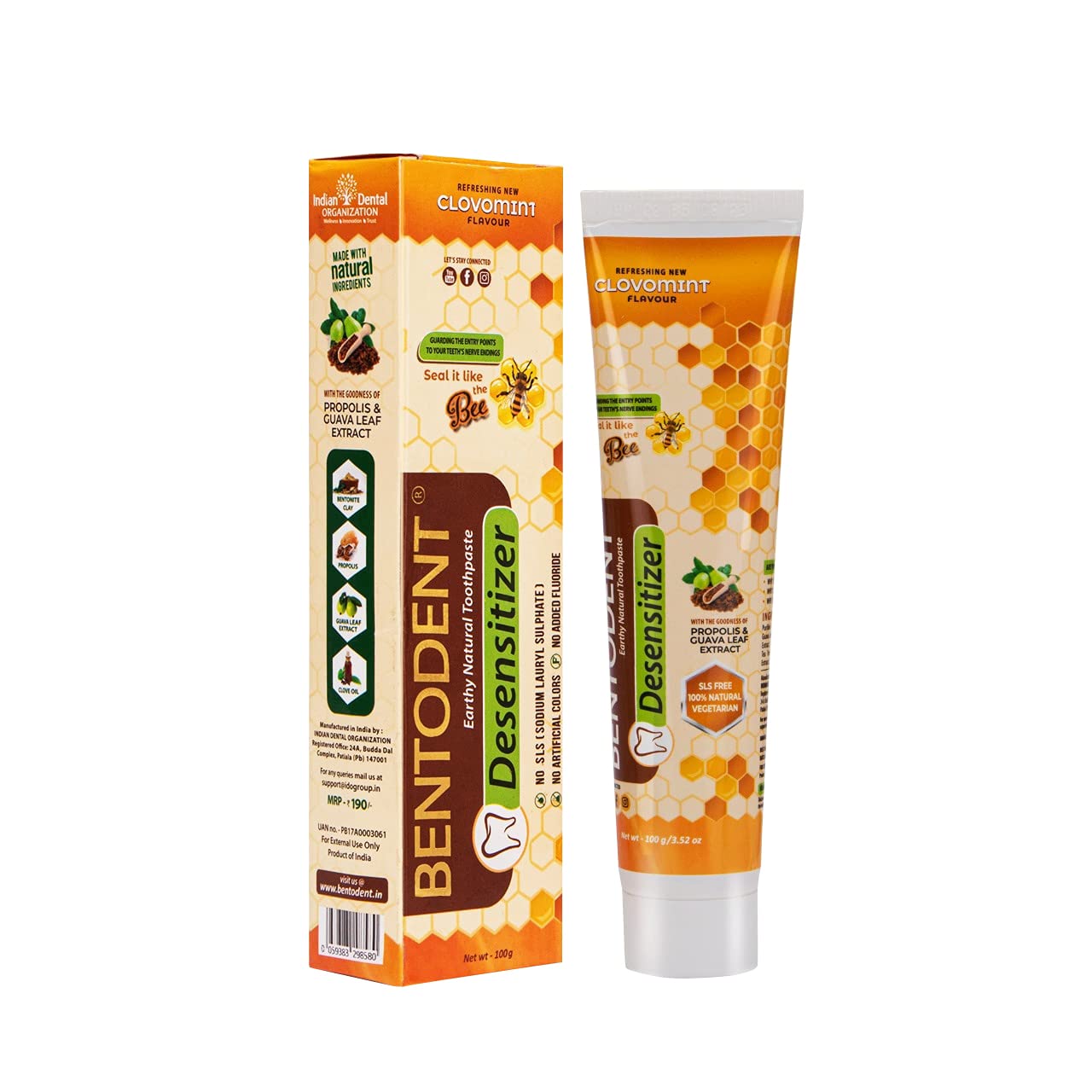 Buy Bentodent Toothpaste Desensitizer Natural Sensitivity Relief