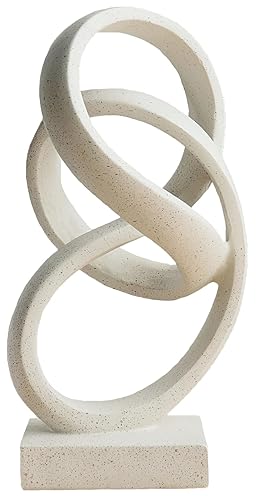 10" Modern Abstract Ribbon Decorative Sculpture, Knot Sculptures,Home Decor,Coffee Table