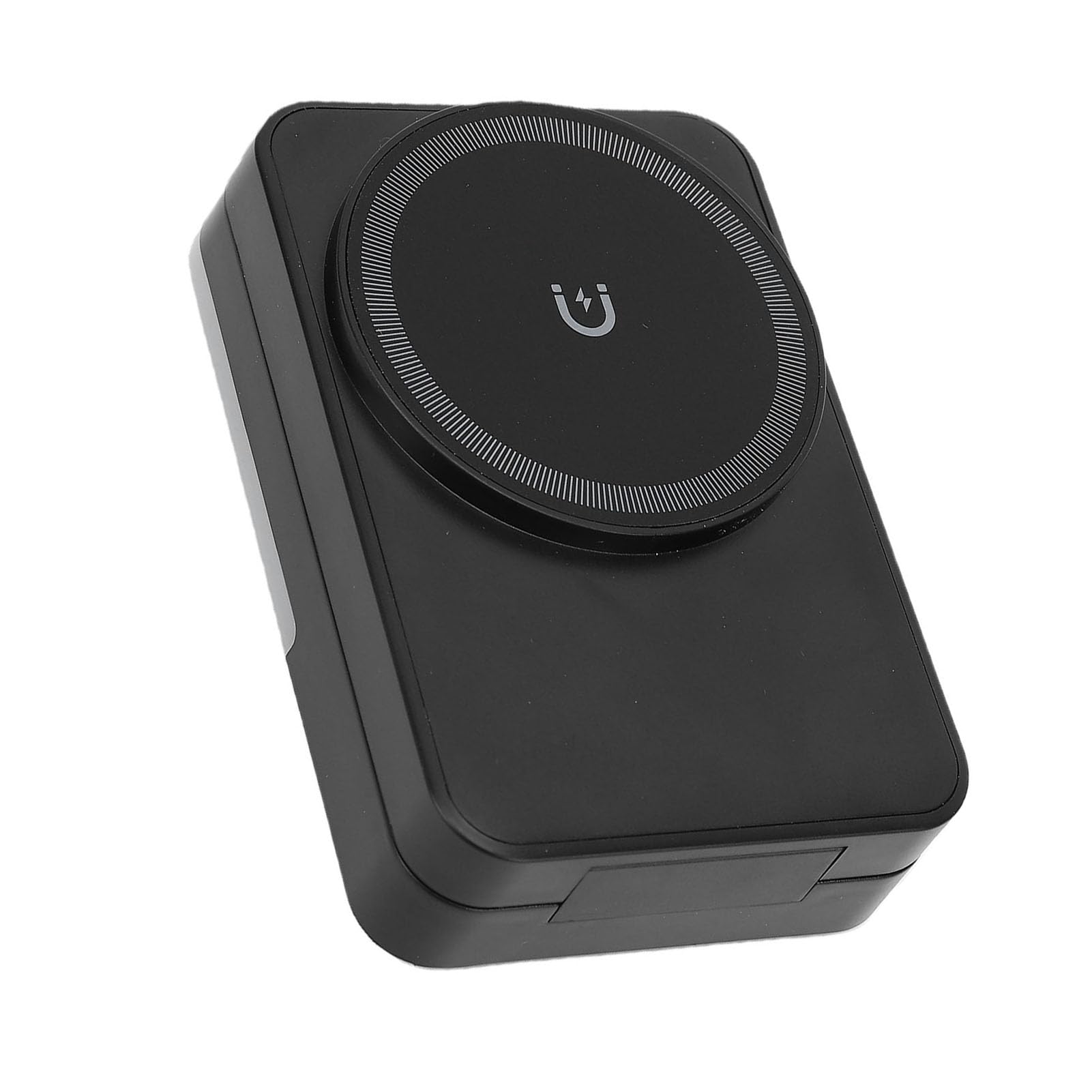 Fabater Caricabatterie Wireless, Supporto di Ricarica Magnetico Pieghevole 3 in 1, Base di Ricarica Rapida da 15 W per Telefono, Orologio, Auricolari (BLACK)