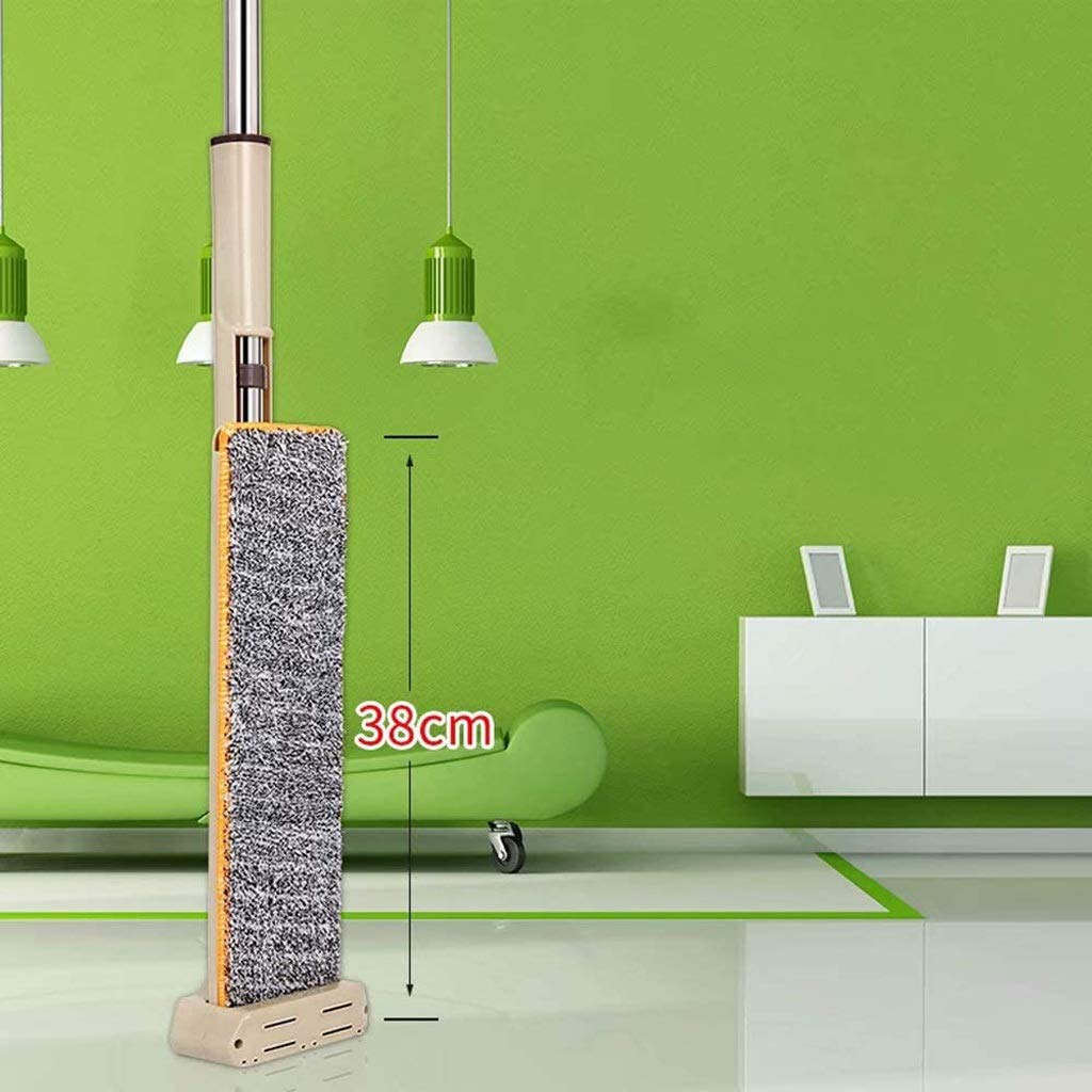 Trapeador Giratorio de Acero Inoxidable con Mango 360°